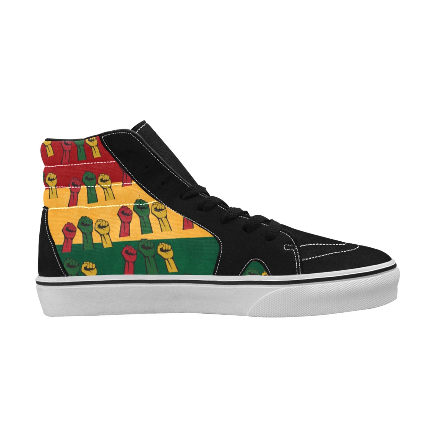 Fist of unity Men's High Top Skateboarding Shoes