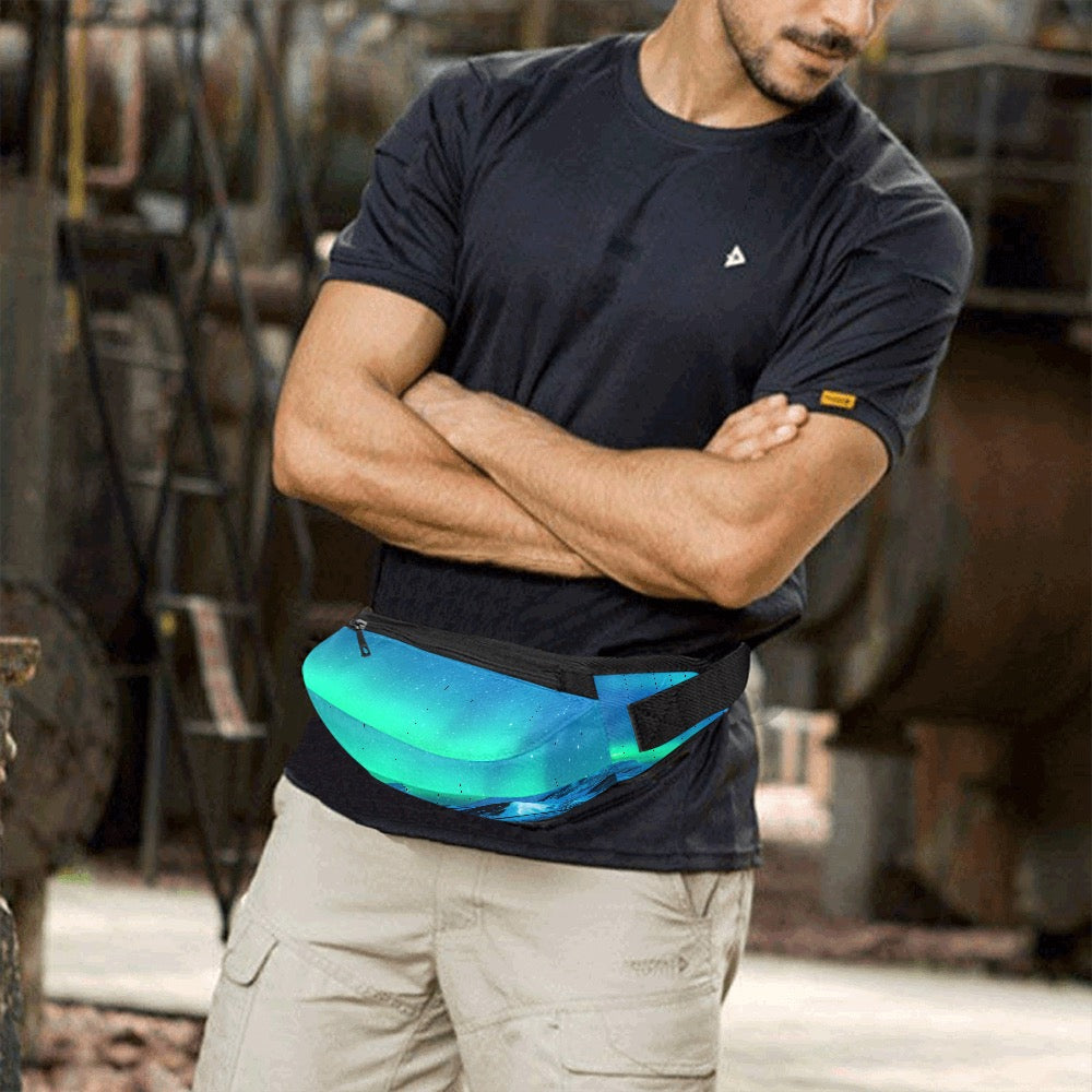 Blue Eclipse Fanny Pack/Large