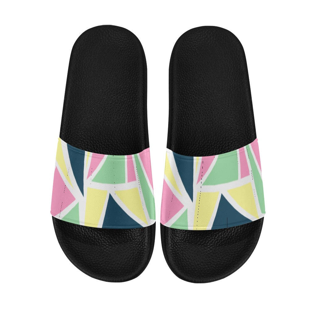 Colored Angles Women's Slide Sandals