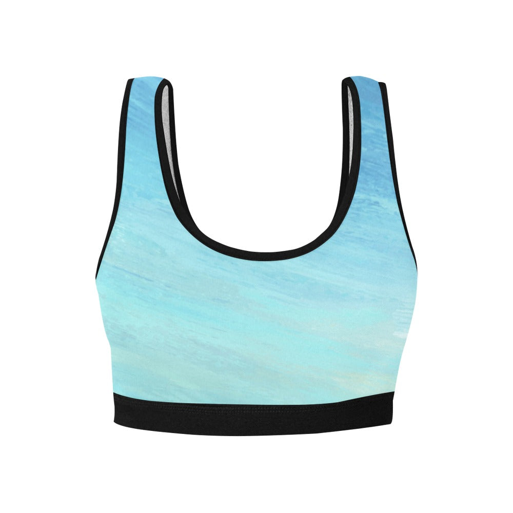 Blue Skies Women's Sports Bra