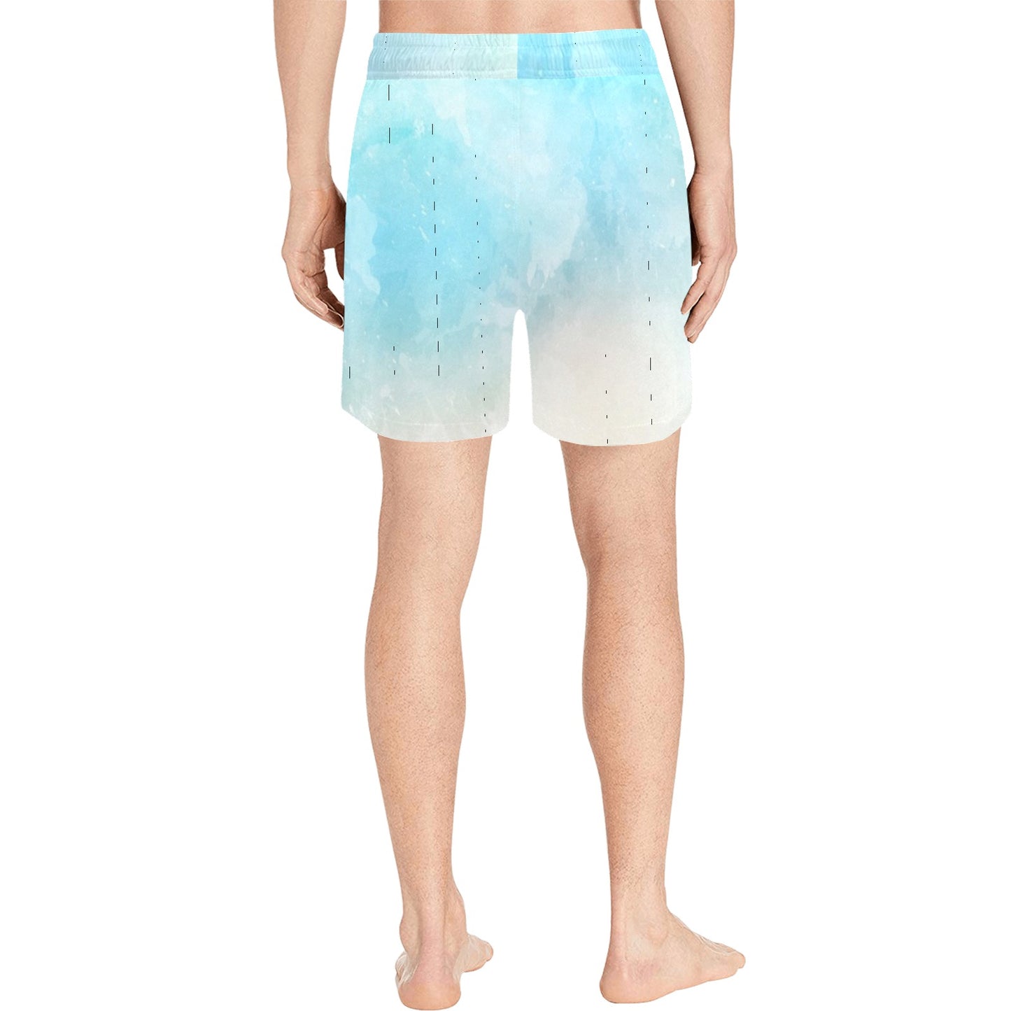 Bluish Men's Swim Shorts