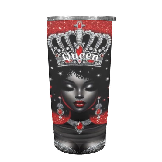 Black Queen 20oz Insulated Stainless Steel Mobile Tumbler