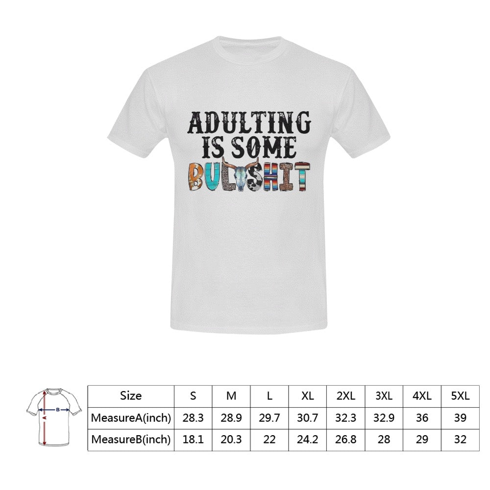 Adulting BS Men's T-Shirt