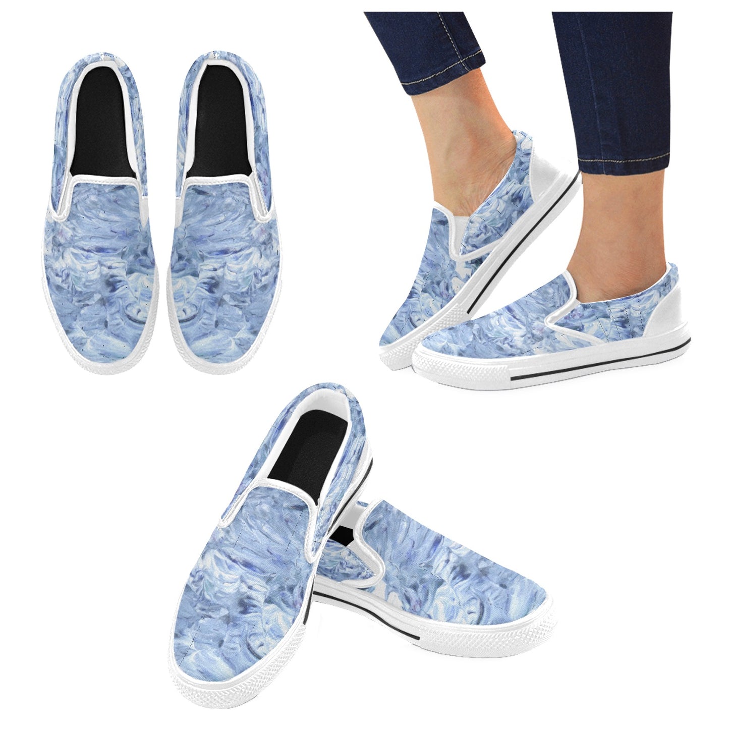 Motion In The Ocean Slip-on Shoes -Kid