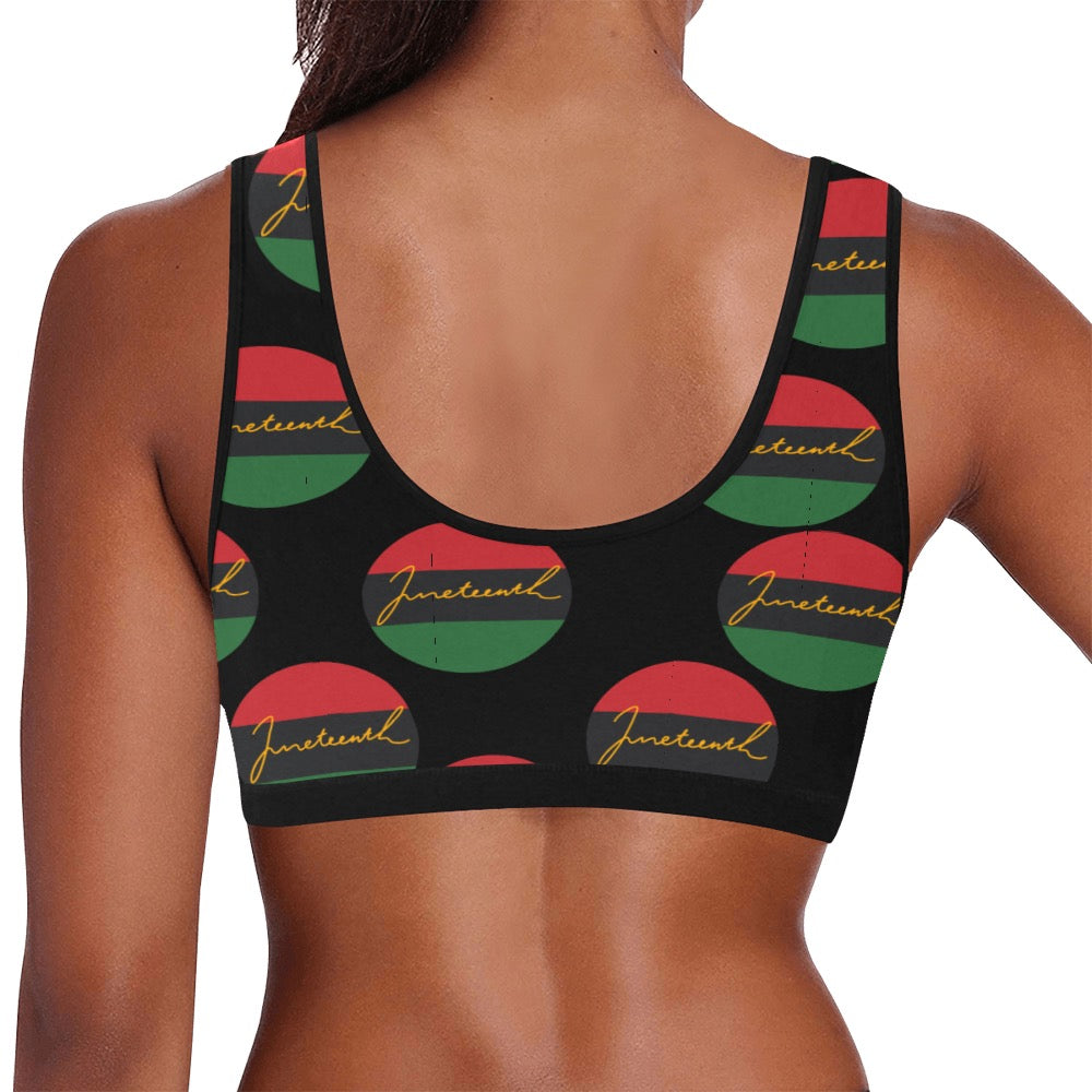 Juneteenth Women's Sports Bra