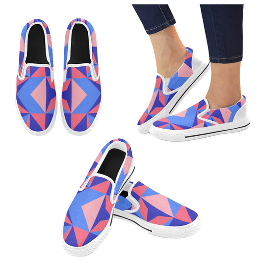 Color Abstract Slip-on Shoes -Kid