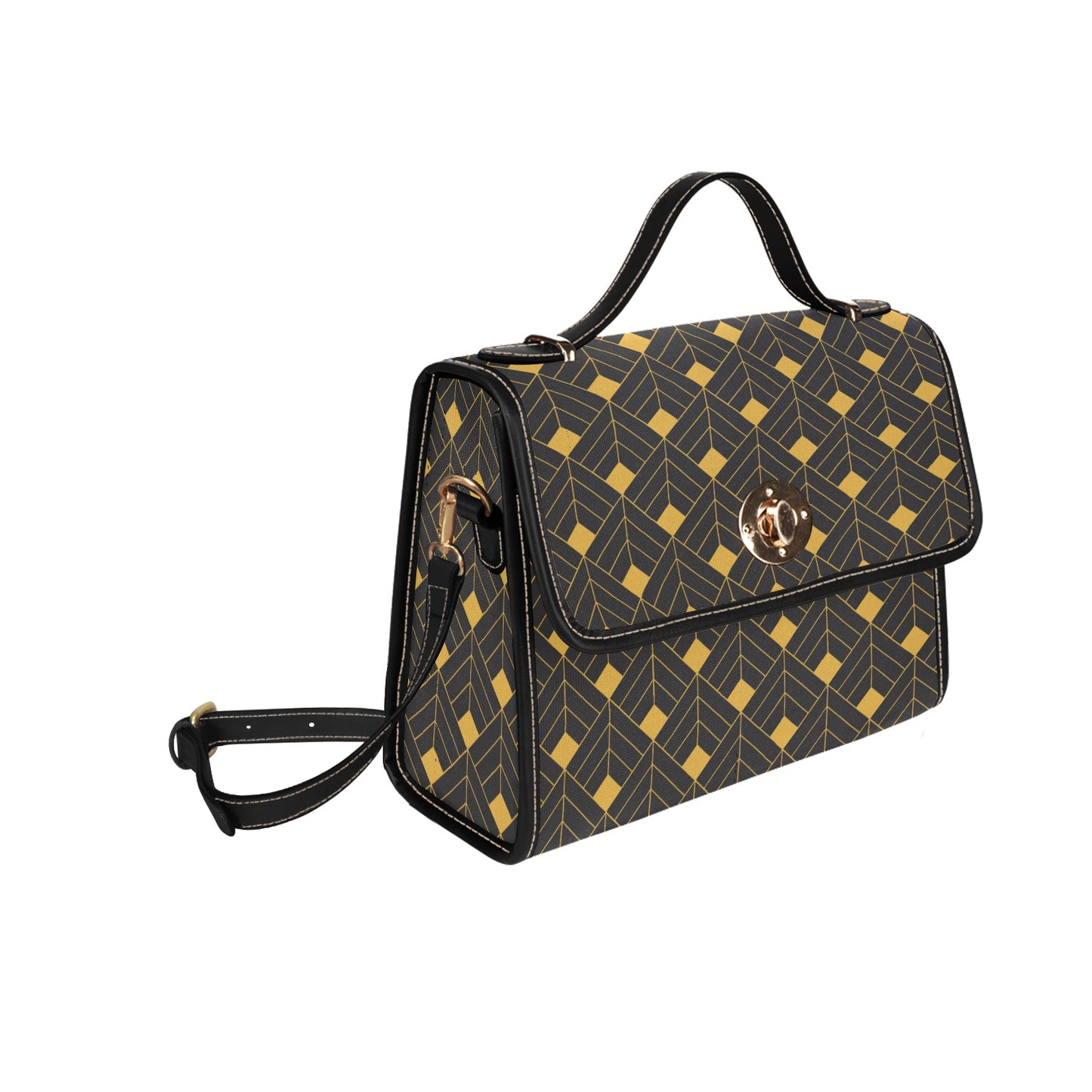 Gold Diamond Waterproof Bag-Black