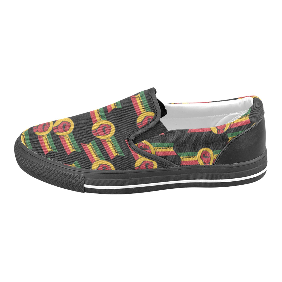 Juneteenth Men's Slip-on Shoes