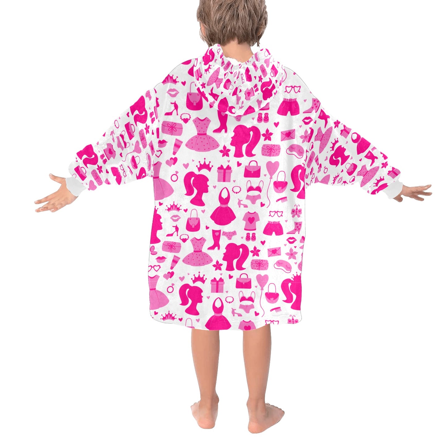 Barbie Blanket Hoodie for Kids