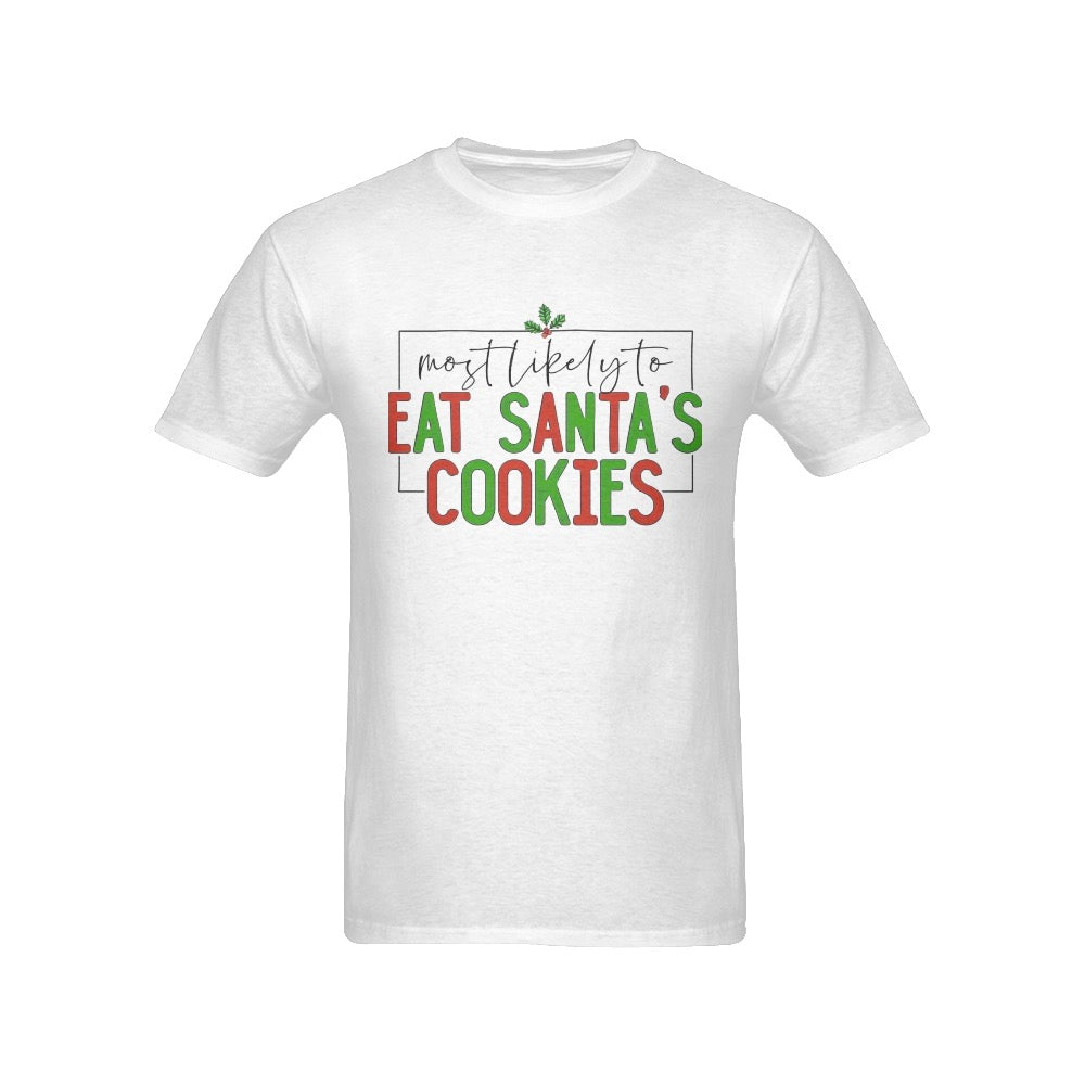 CHRISTMAS - Eat Santa Cookies Men's T-Shirt