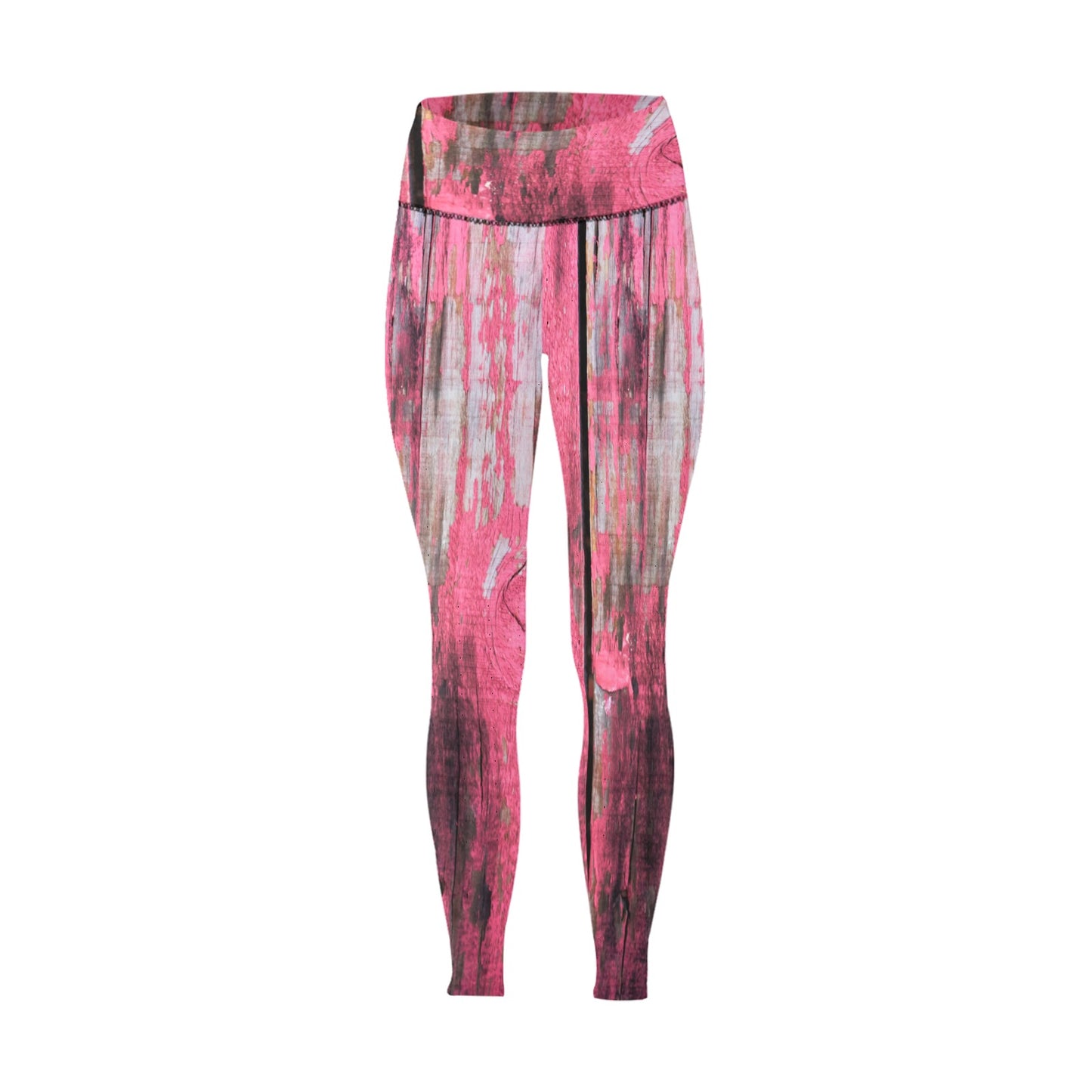 Pink Wood Women's High-Waisted Leggings