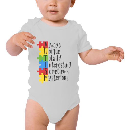 AWARENESS - Autism Baby Short Sleeve Onesie