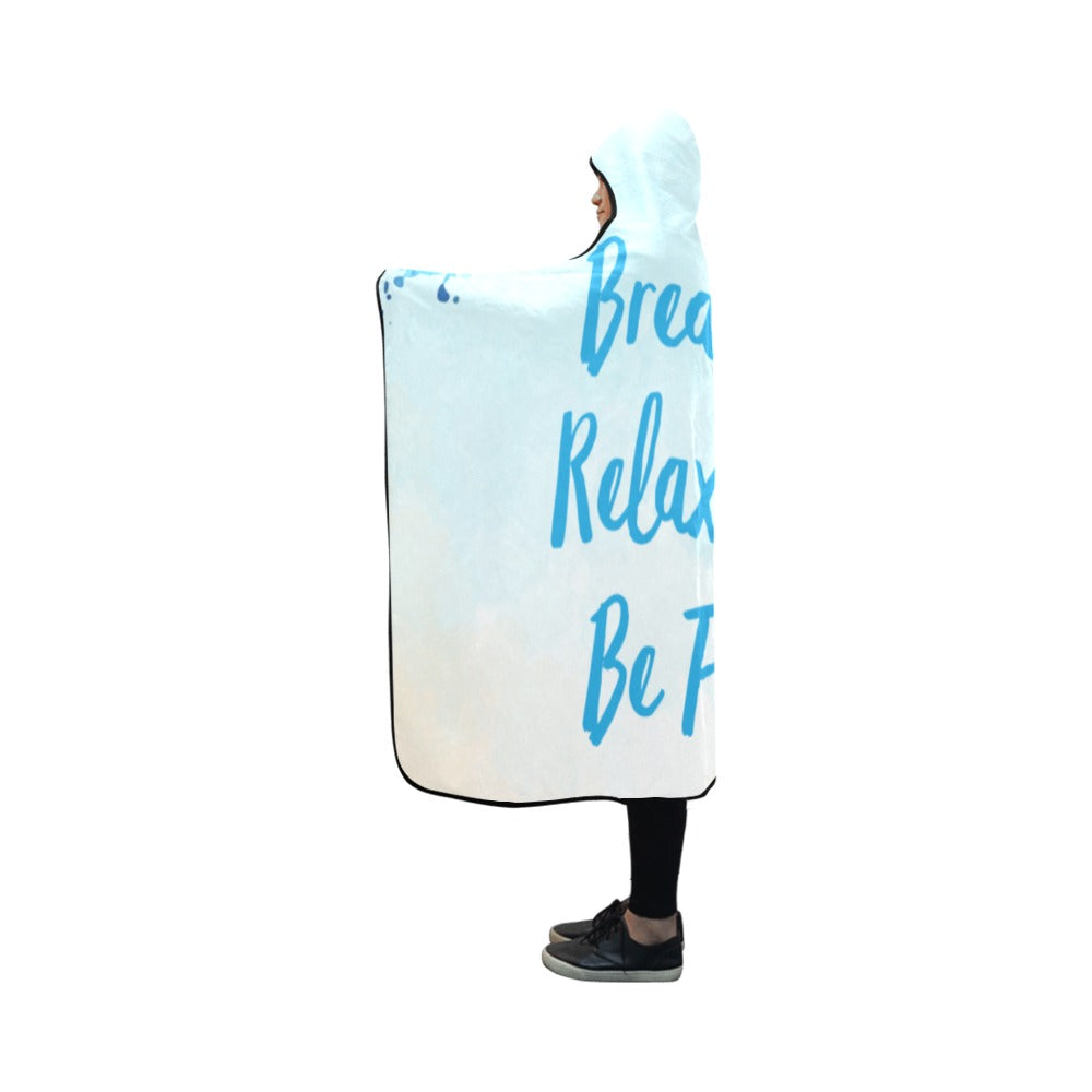 Breathe, Relax Hooded Blanket 50''x40''