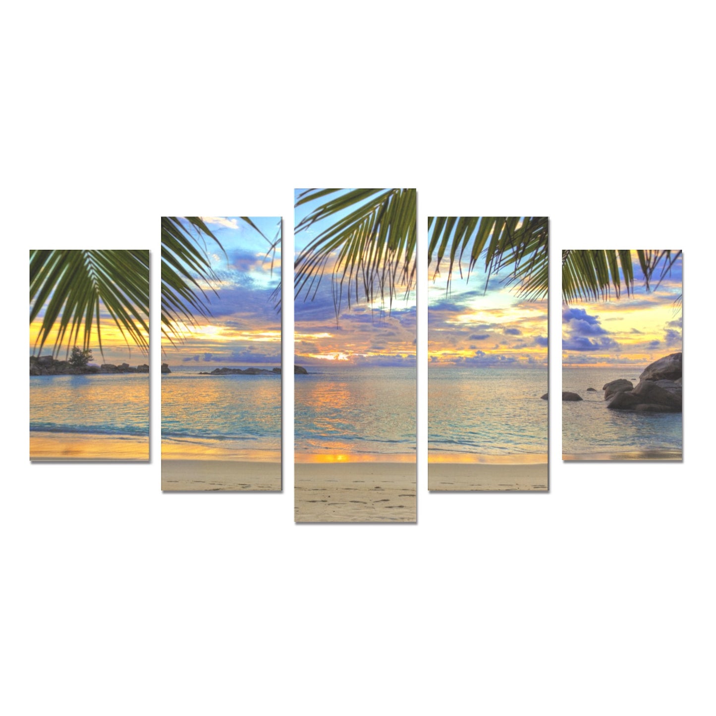 Tropical Sunset Canvas Print