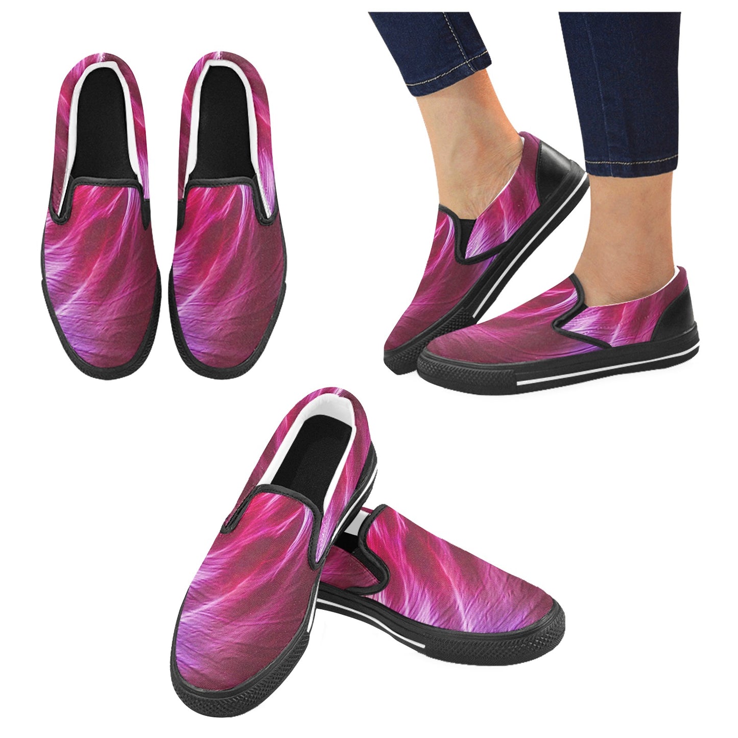 Purple Winds Men's Slip-on Shoes