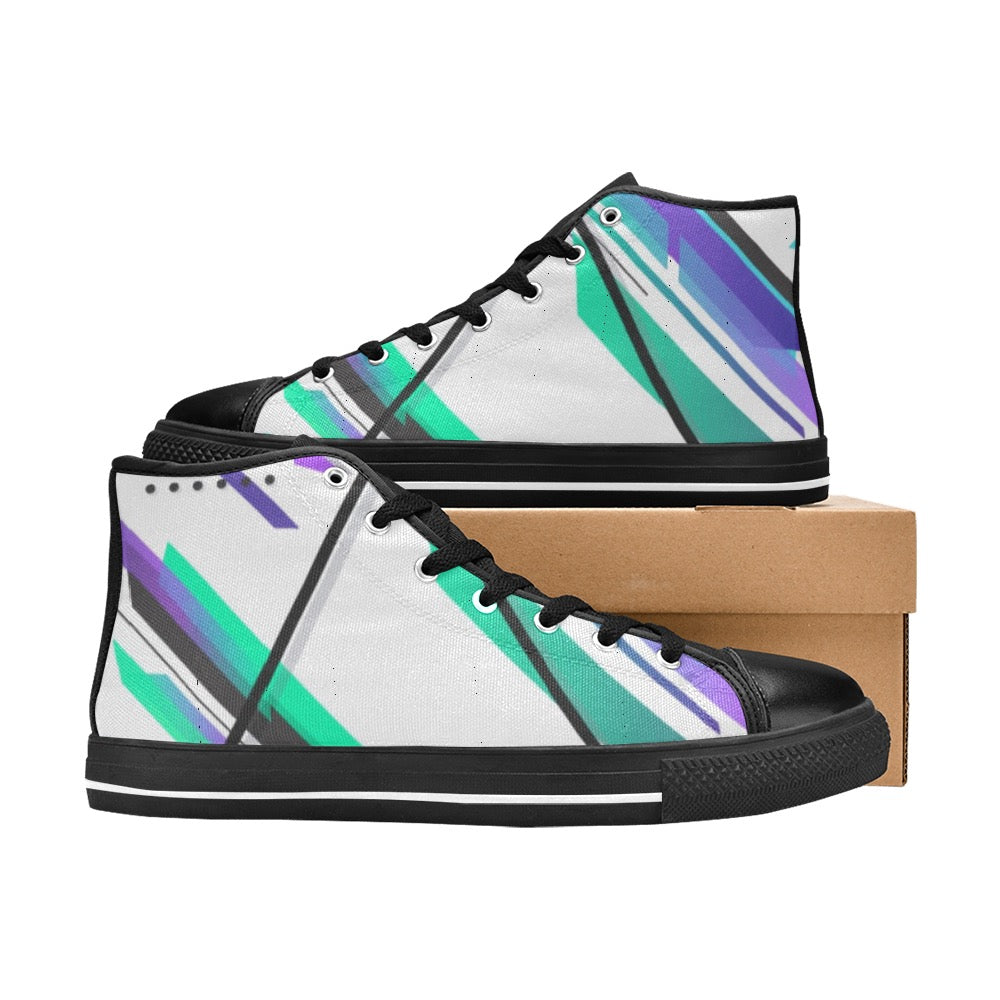 Retro Skate High Top Shoes- Kid