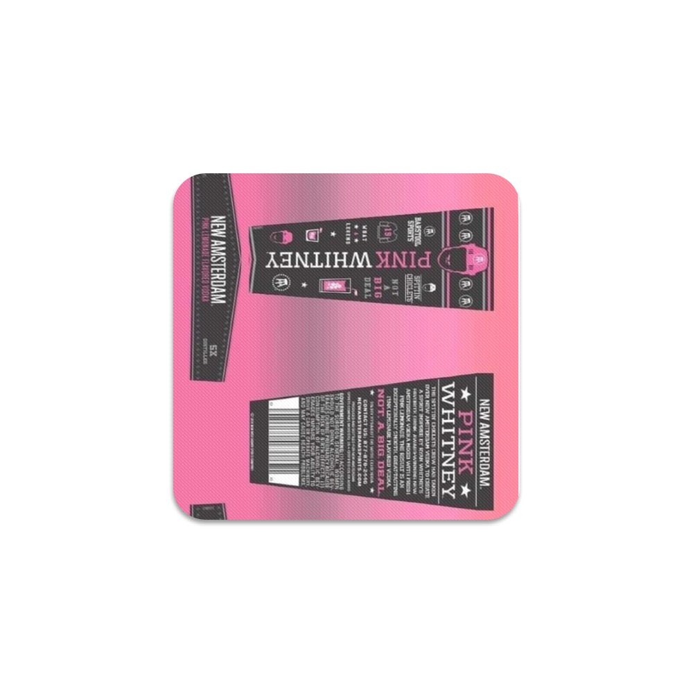 Pink Whitney Square Coaster