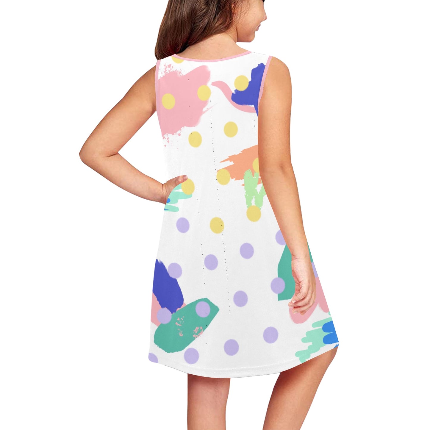 Creative Fun Girls' Sleeveless Dress