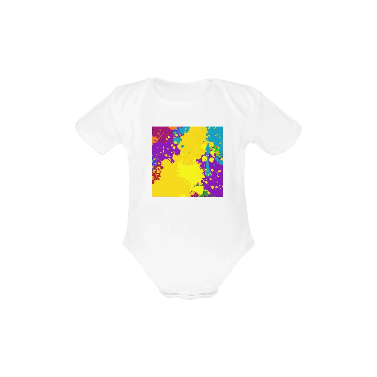 Yellow Splash Baby Onesie