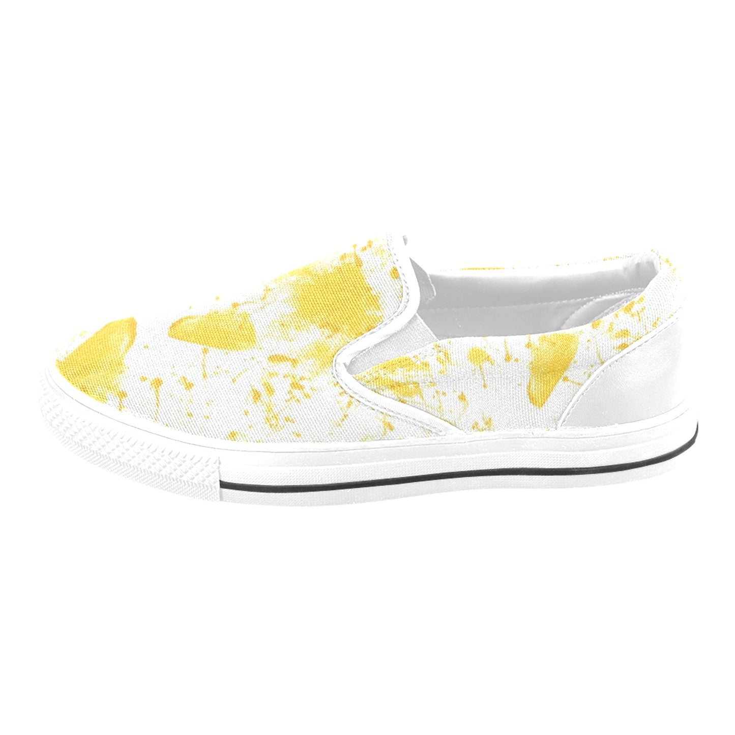 Yellow Splash Men's Slip-on Shoes