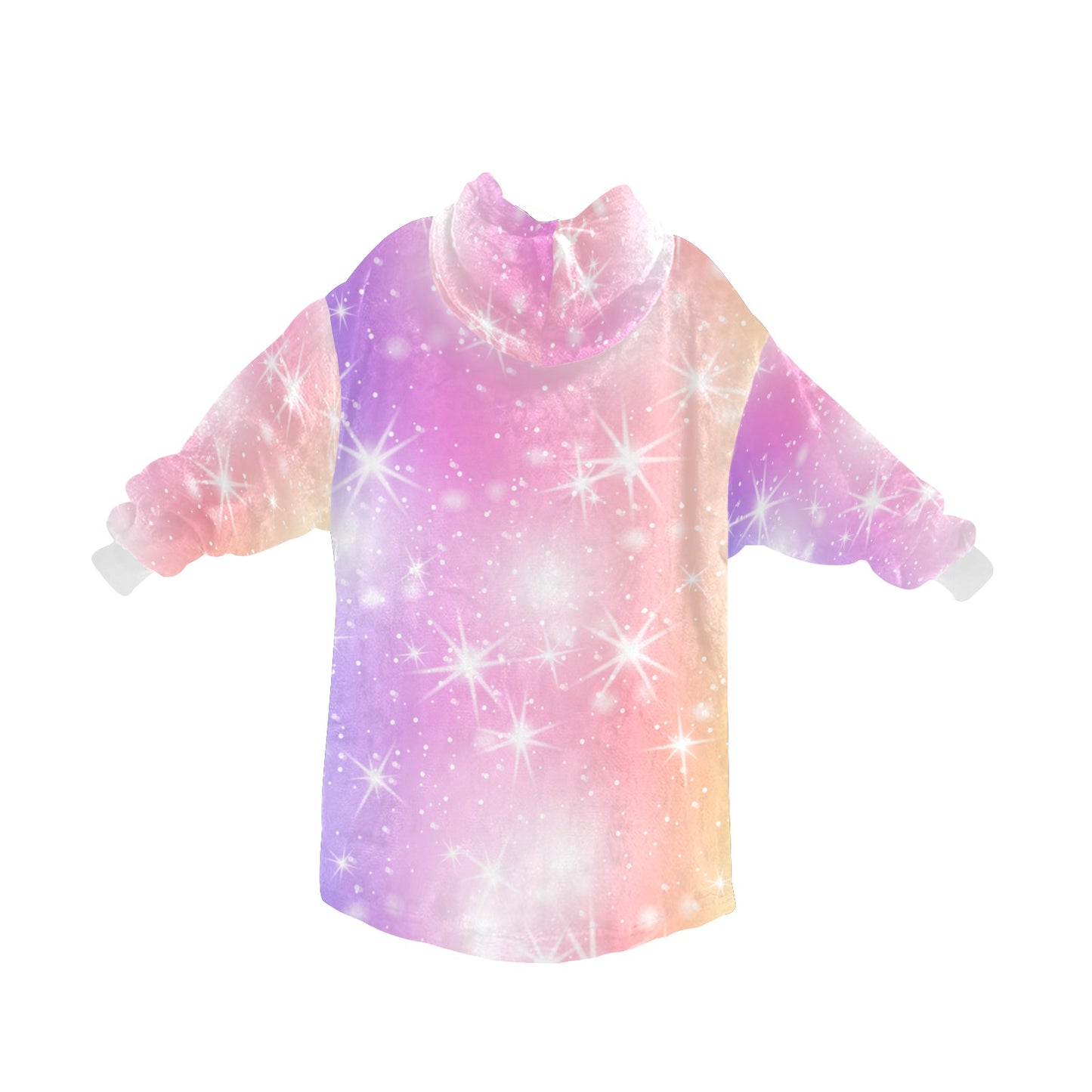 Colorful Sparkle Blanket Hoodie for Kids