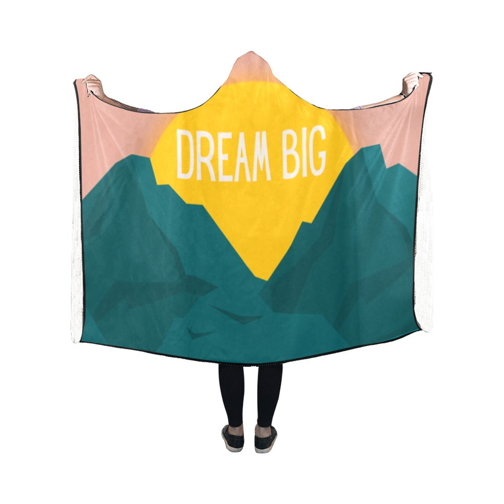 Dream Big Hooded Blanket 50''x40''