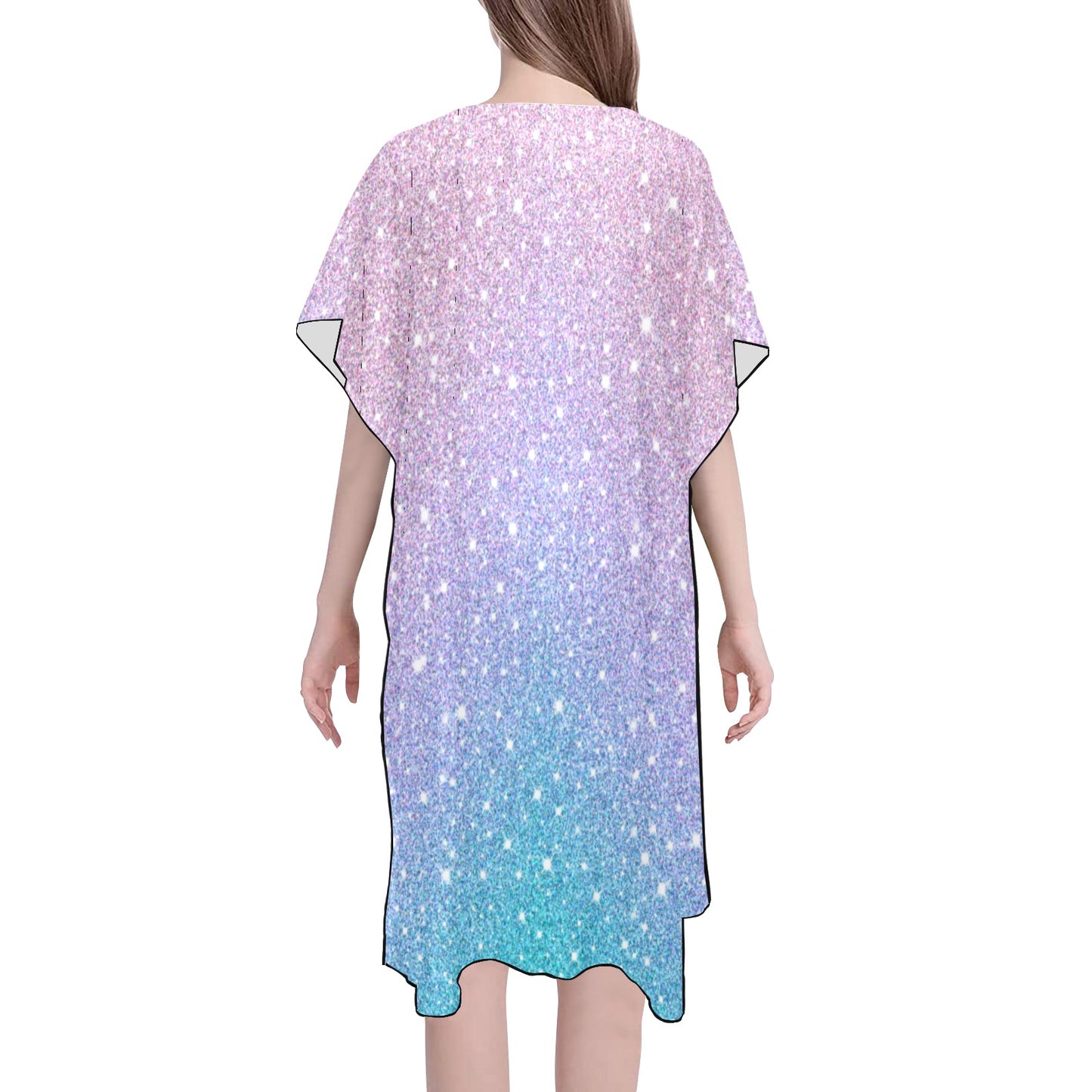 Pastel Splash Chiffon Cover Up