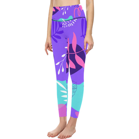 Purple Palms Women's Leggings