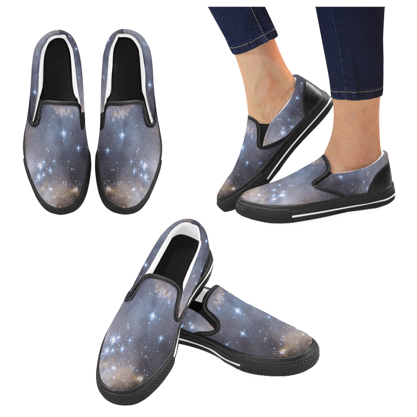 Night Galaxy Slip-on Shoes -Kid