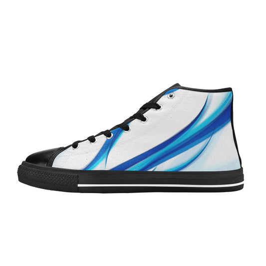 Blue Lightning High Top Shoes-Kid