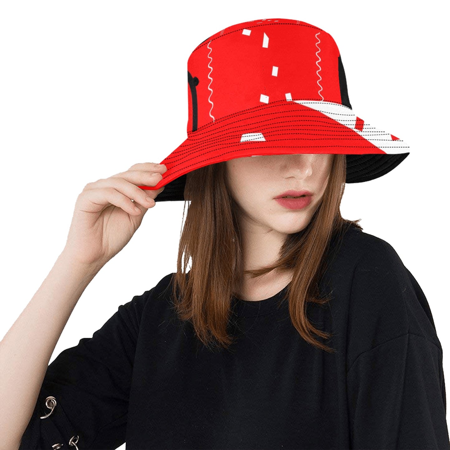 Red does it good Unisex Bucket Hat