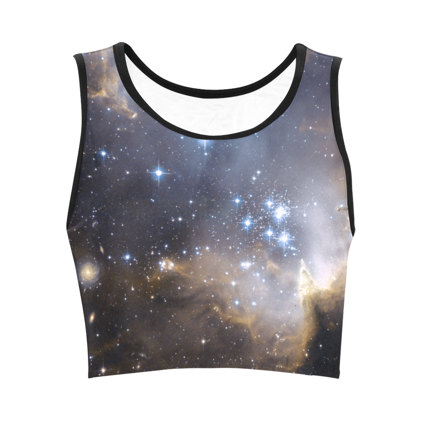 Galaxy Night Women's Crop Top