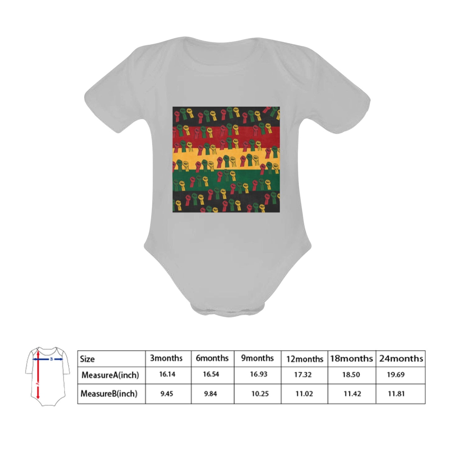 Fist of Unity Baby Onesie