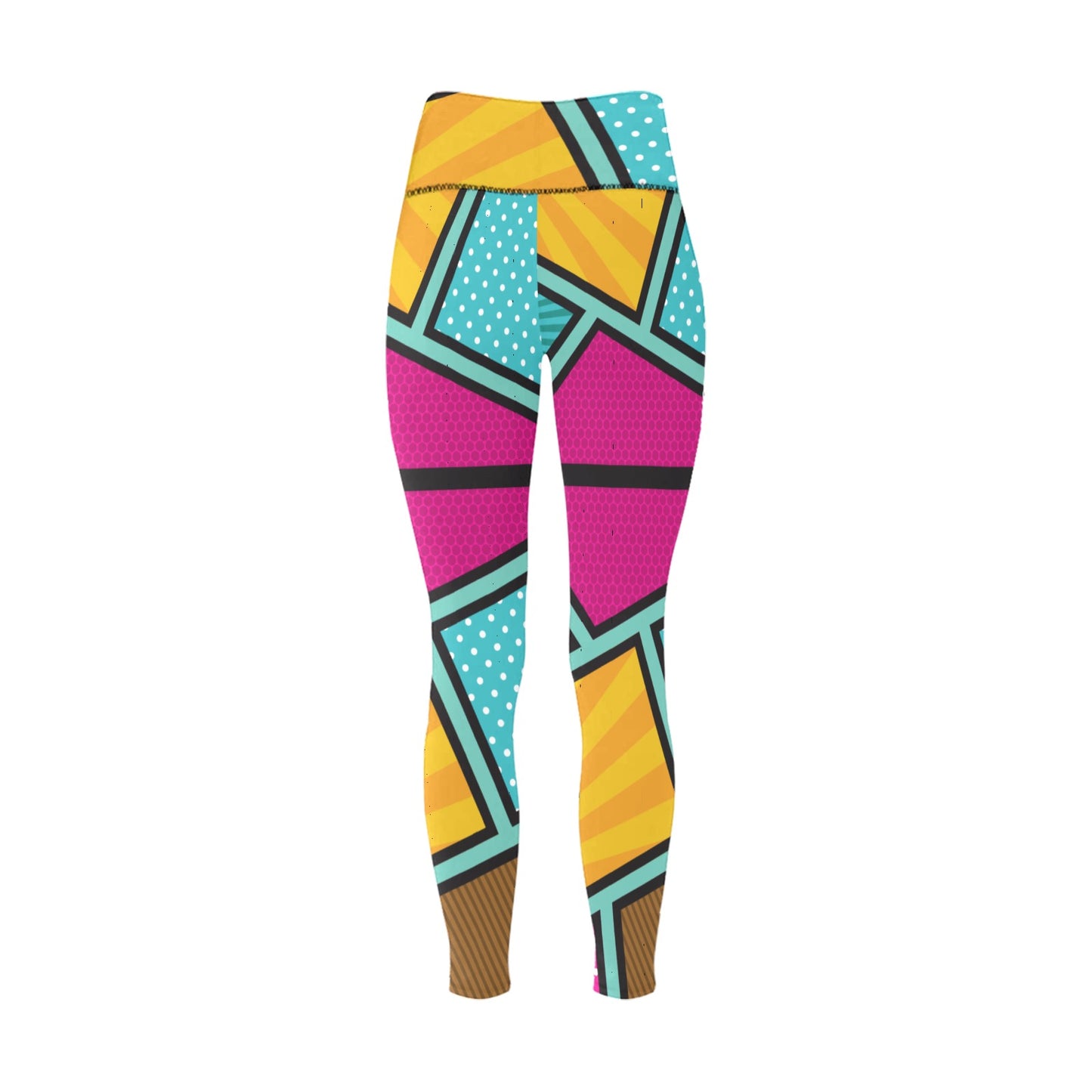 Geo Colorful Women's High-Waisted Leggings