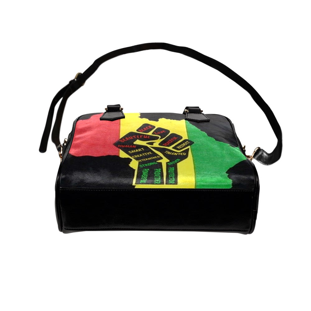 Black Excellence Shoulder Handbag