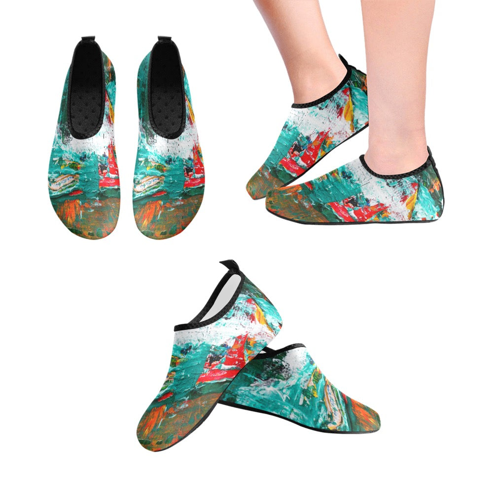 Painting Women's Slip-On Water Shoes