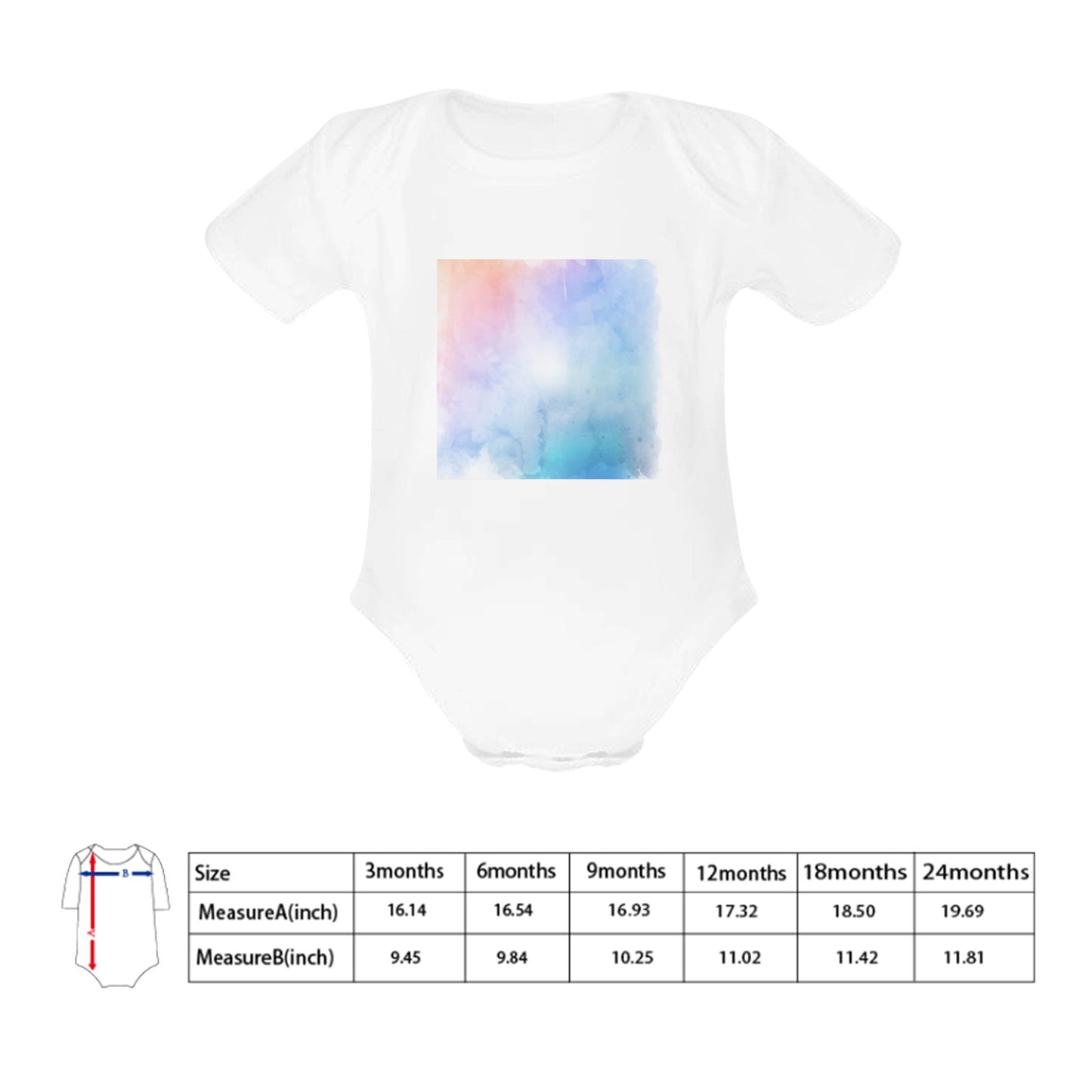 Pastel Palette Baby Onesie