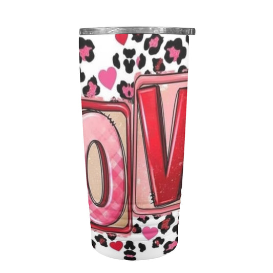 Love Valentines Day 20oz Insulated Stainless Steel Mobile Tumbler