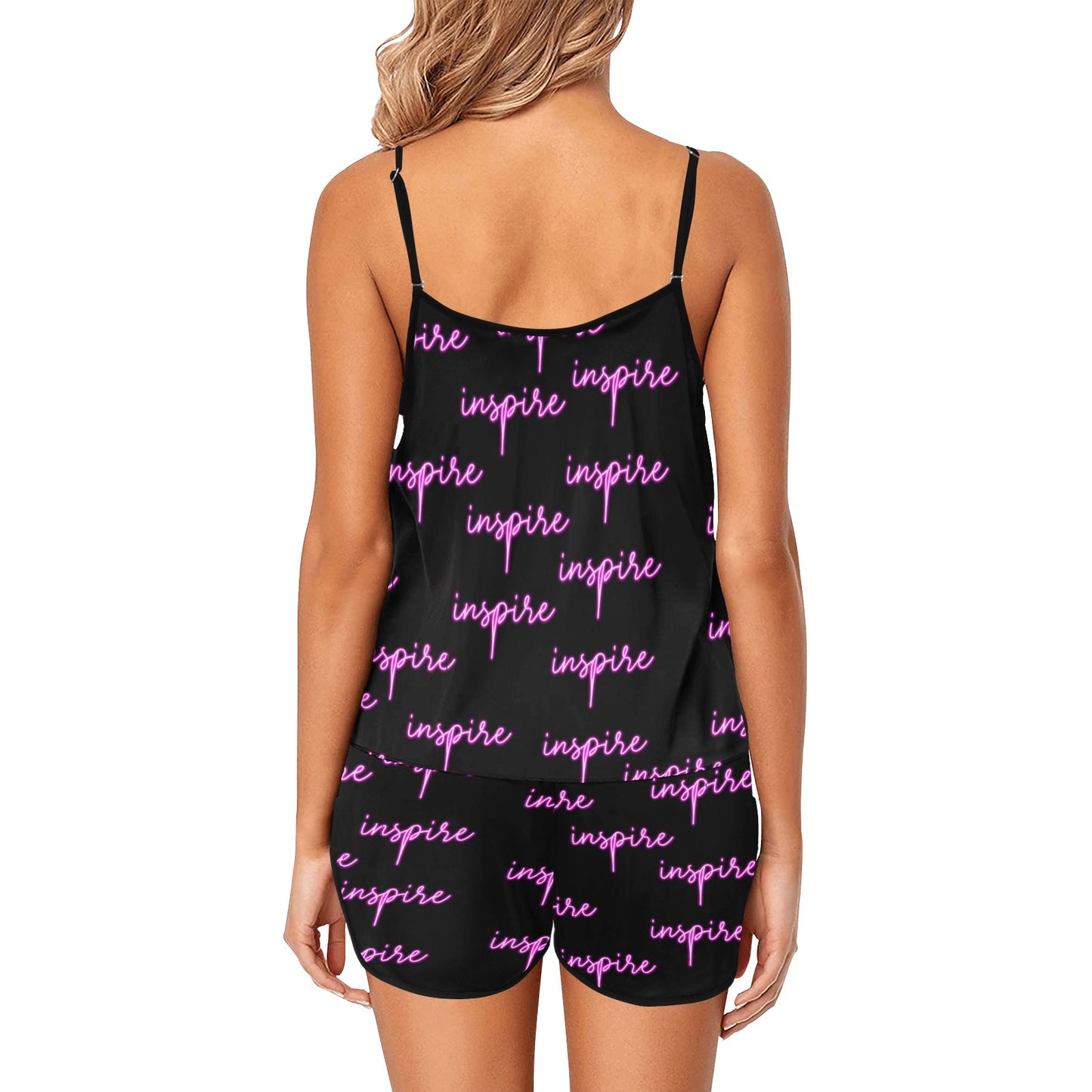 Inspire Women's Spaghetti Strap Pajama Set