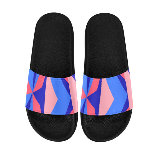 Color Abstract Women's Slides