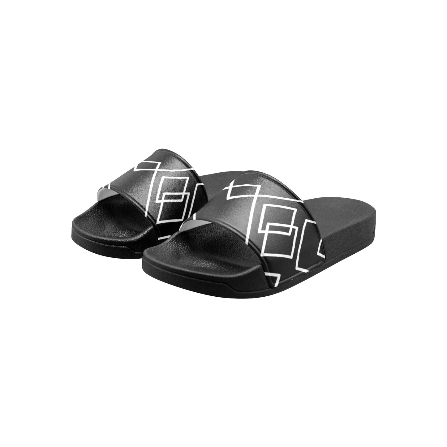 Black Squared Kids Slides