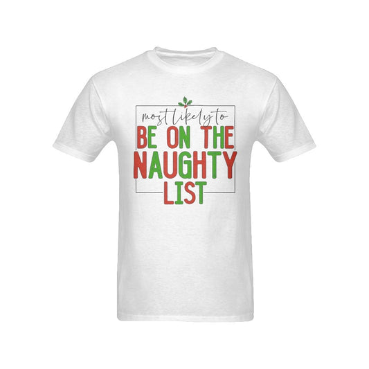 CHRISTMAS - Naughty List Men's T-Shirt