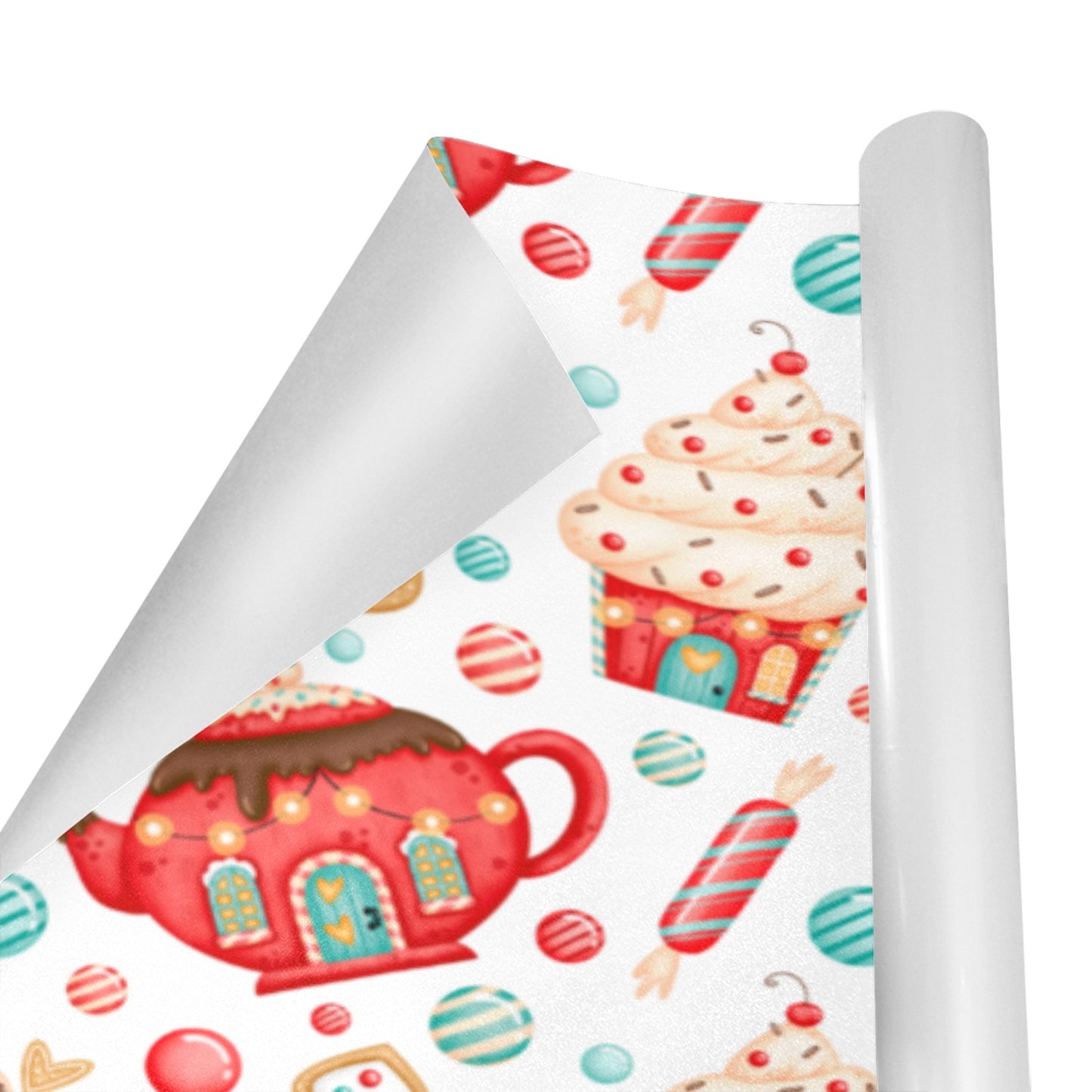 Sweets And Treats Christmas Gift Wrapping Paper 58"x 23" (3 Rolls)