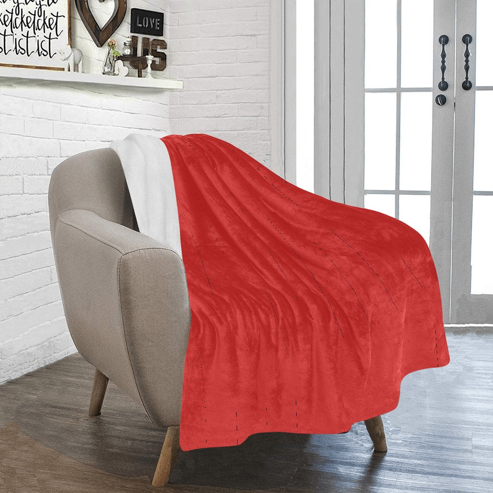 Red Ultra-Soft Micro Fleece Blanket 40"x50"