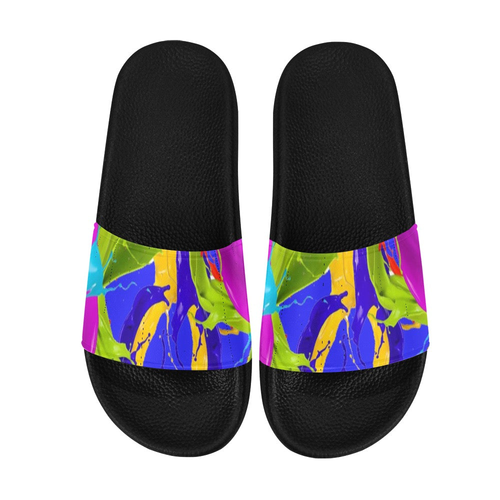 Color Mix Men's Slides