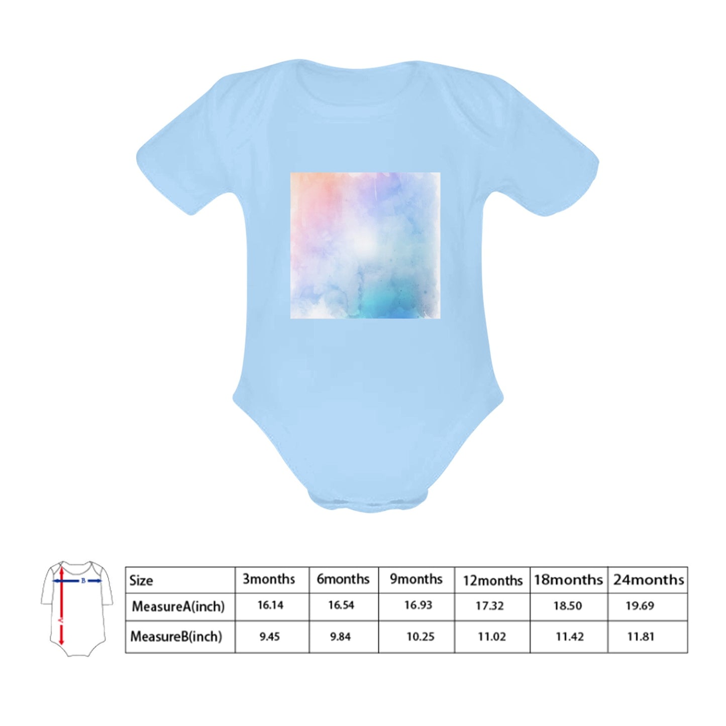 Pastel Palette Baby Onesie