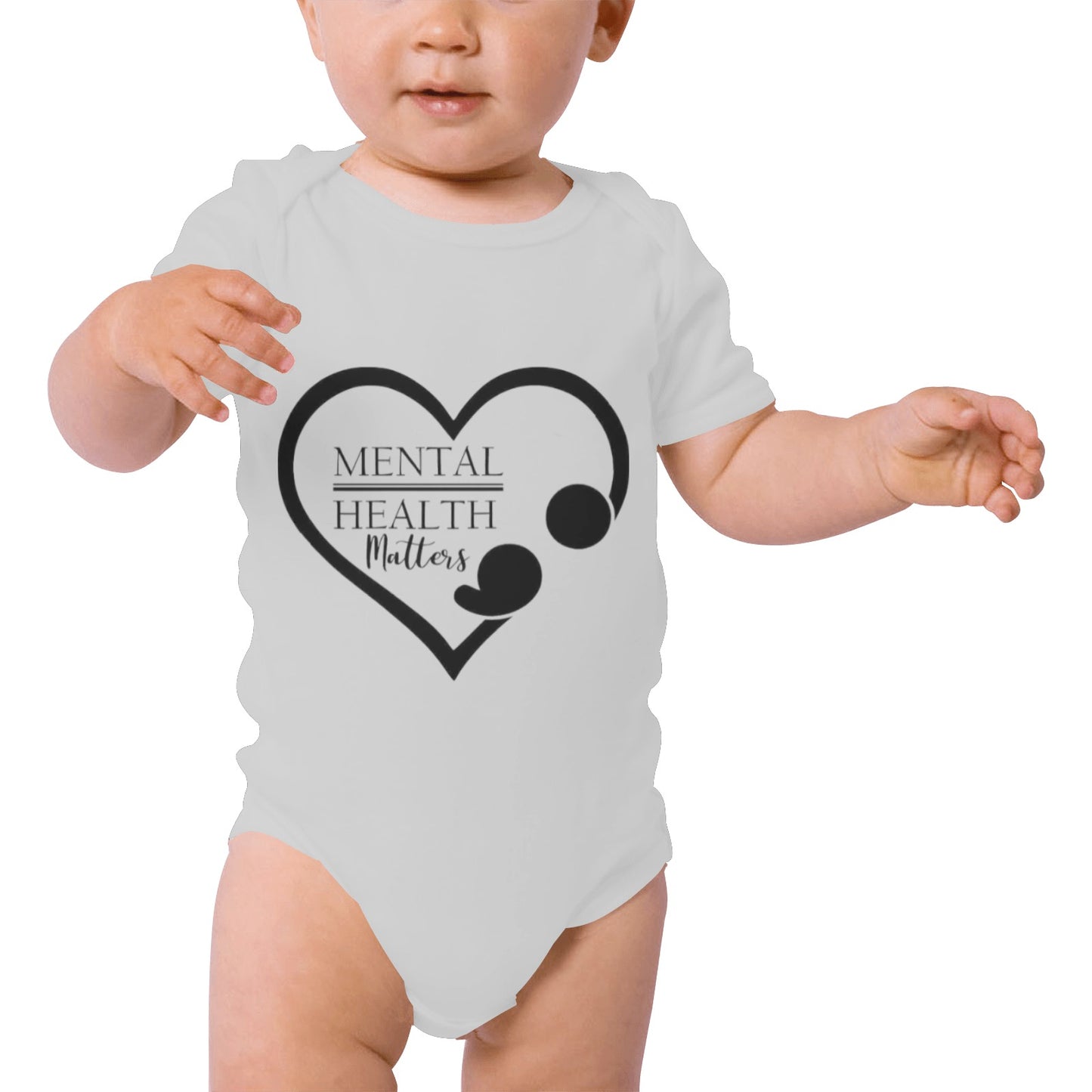 AWARENESS - Mental Health Baby Short Sleeve Onesie