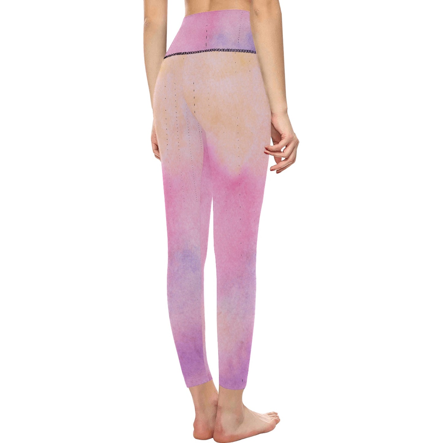 Pink-ish Women's High-Waisted Leggings