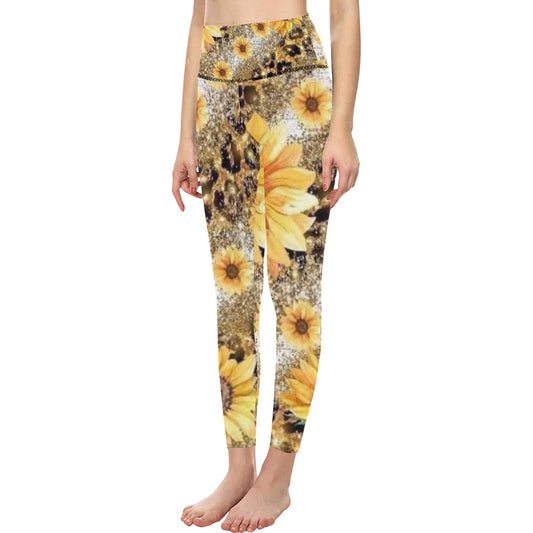 Sunflower Women's High-Waisted Leggings