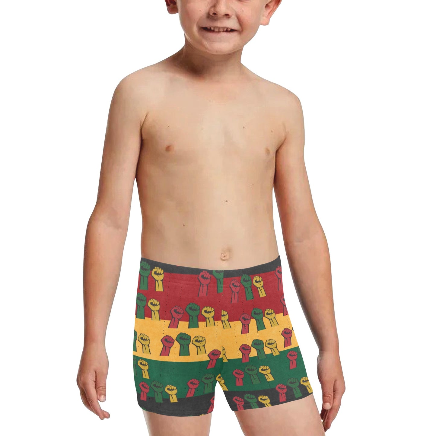 Fist of Unity Little Boys' Swimming Trunks
